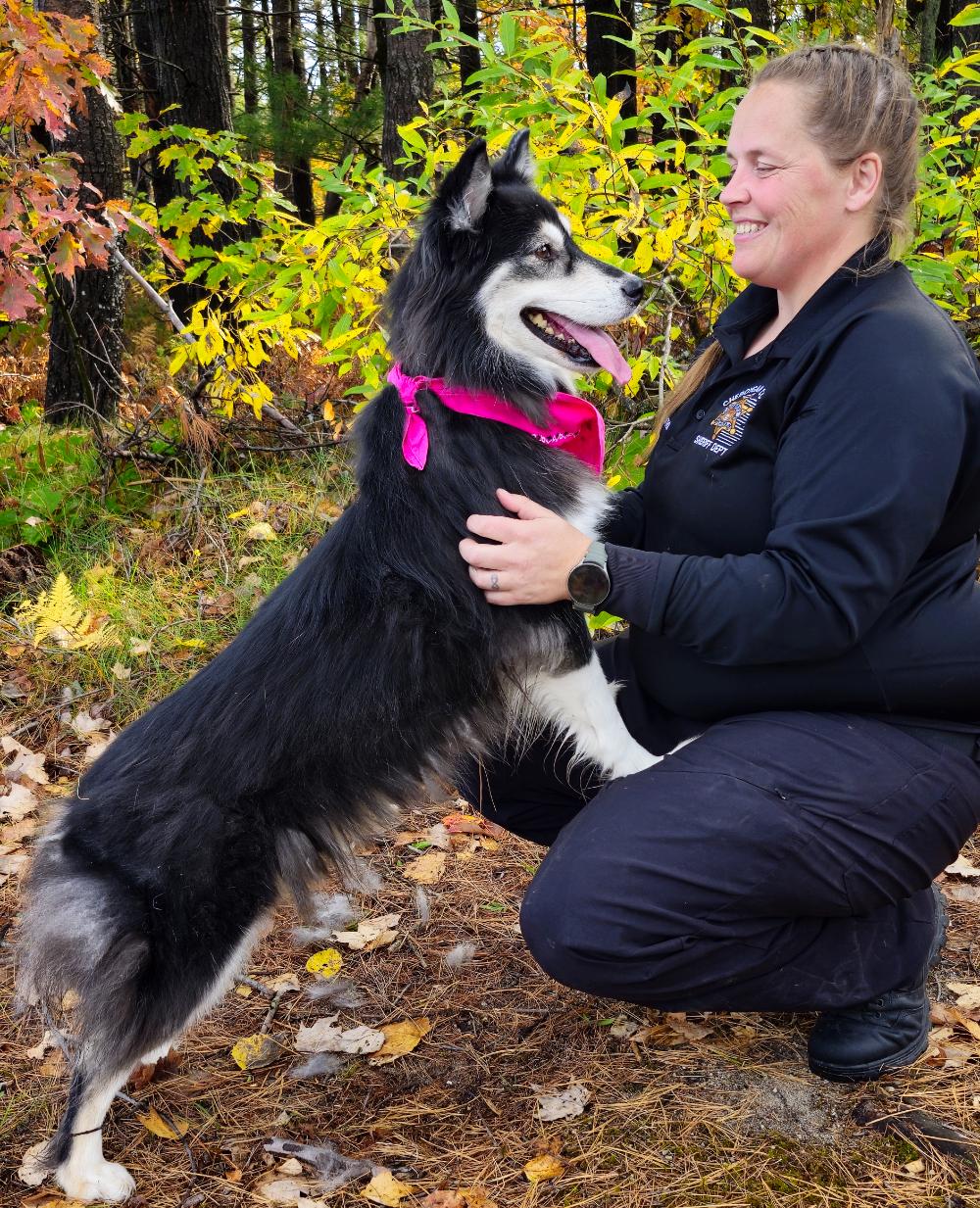 Kuma (Part of a bonded pair with Carley), an adoptable Mixed Breed in Cheboygan, MI, 49721 | Photo Image 6