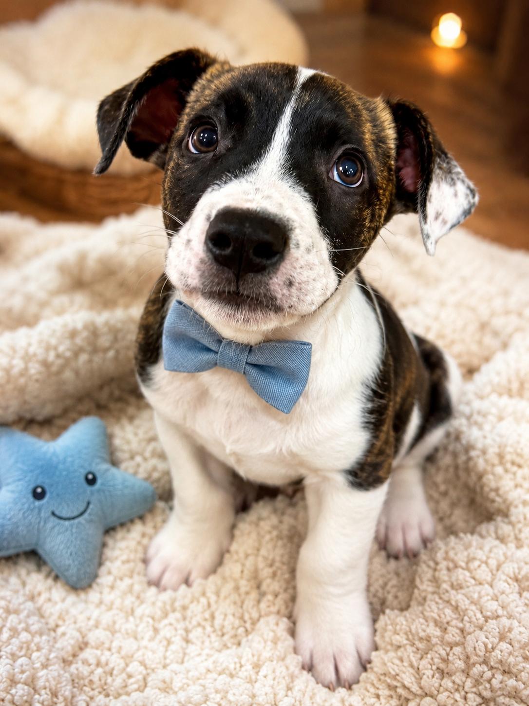 Beethoven, adopted, Puppy Male Catahoula Leopard Dog & Labrador Retriever.