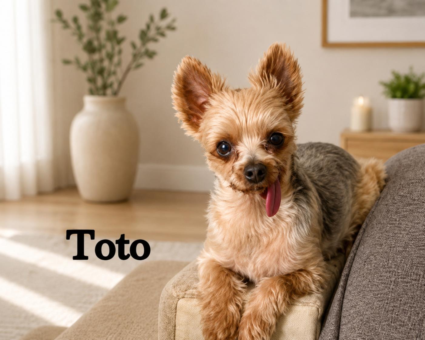 TOTO, Adoptable, Adult Male Yorkshire Terrier.