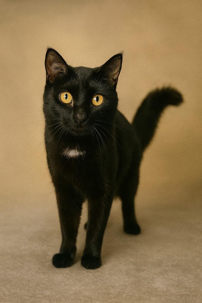 Panther, Adoptable, Young Male Domestic Medium Hair.