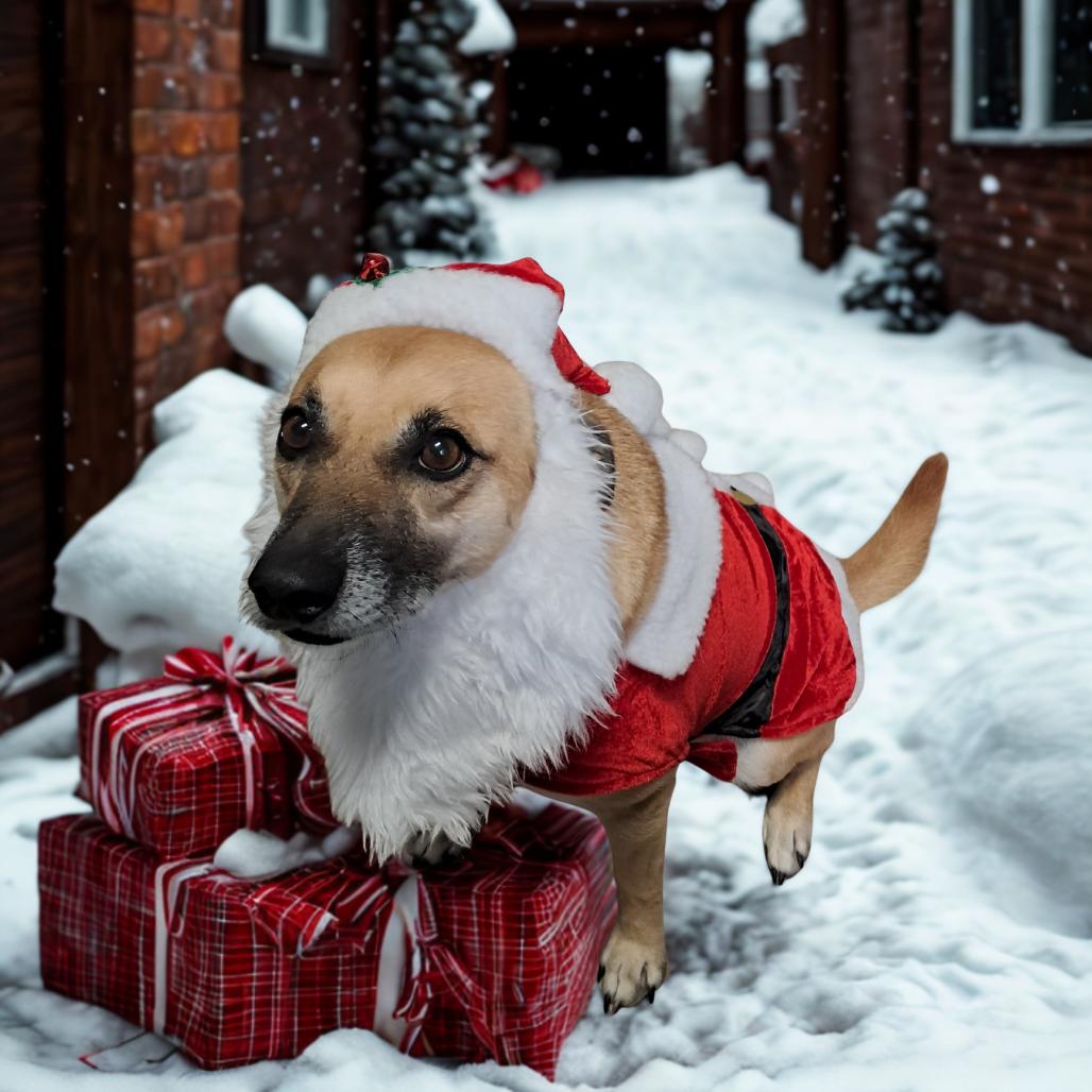 Slinky, Adoptable, Adult Male Black Mouth Cur & Chihuahua.