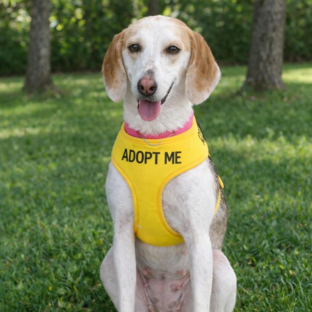 Molly, Adoptable, Adult Female American Foxhound.