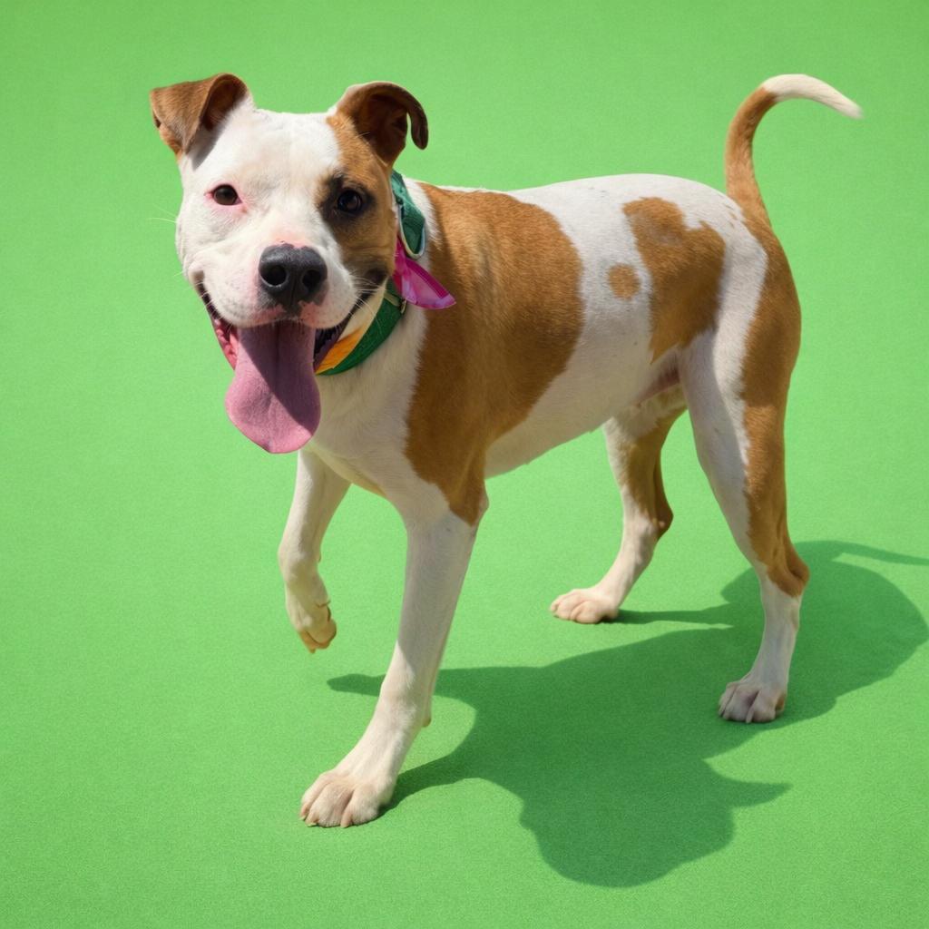 Dove, Adoptable, Adult Female American Staffordshire Terrier.