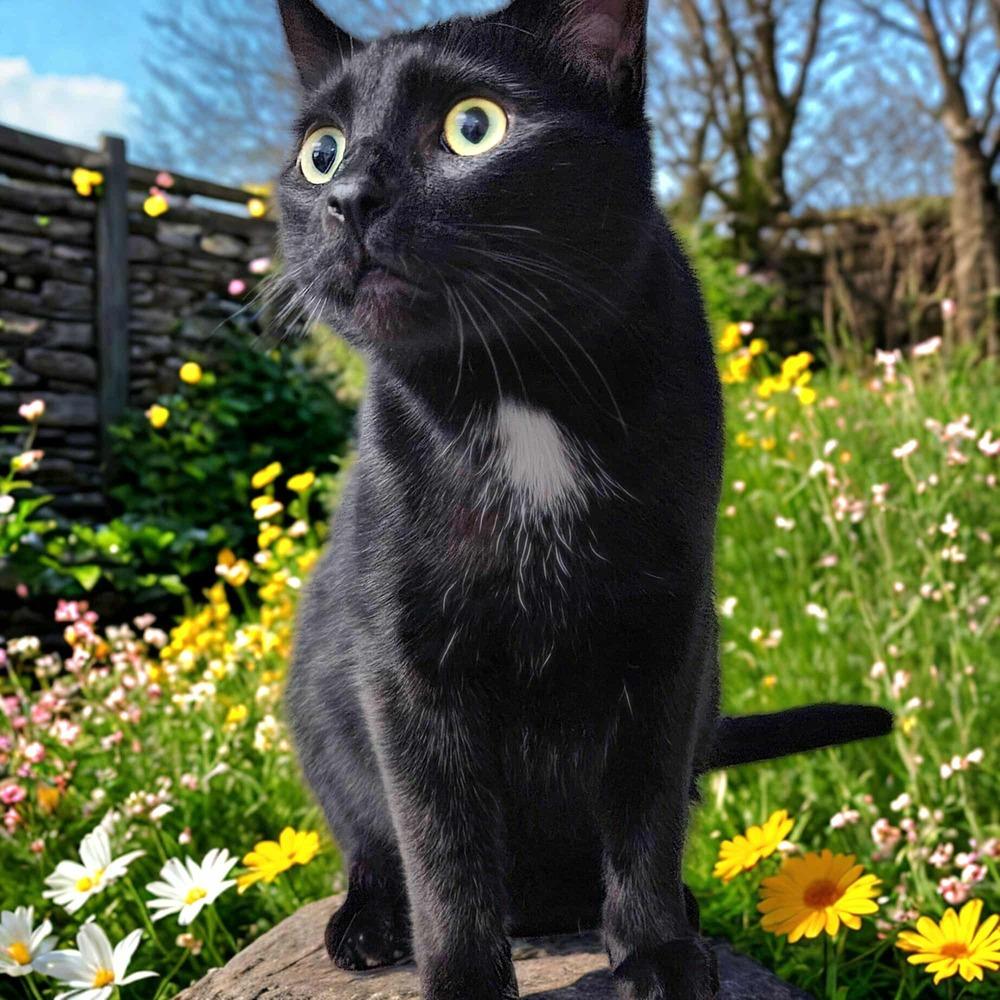 Kuro 2.0, Adoptable, Adult Male Domestic Short Hair.