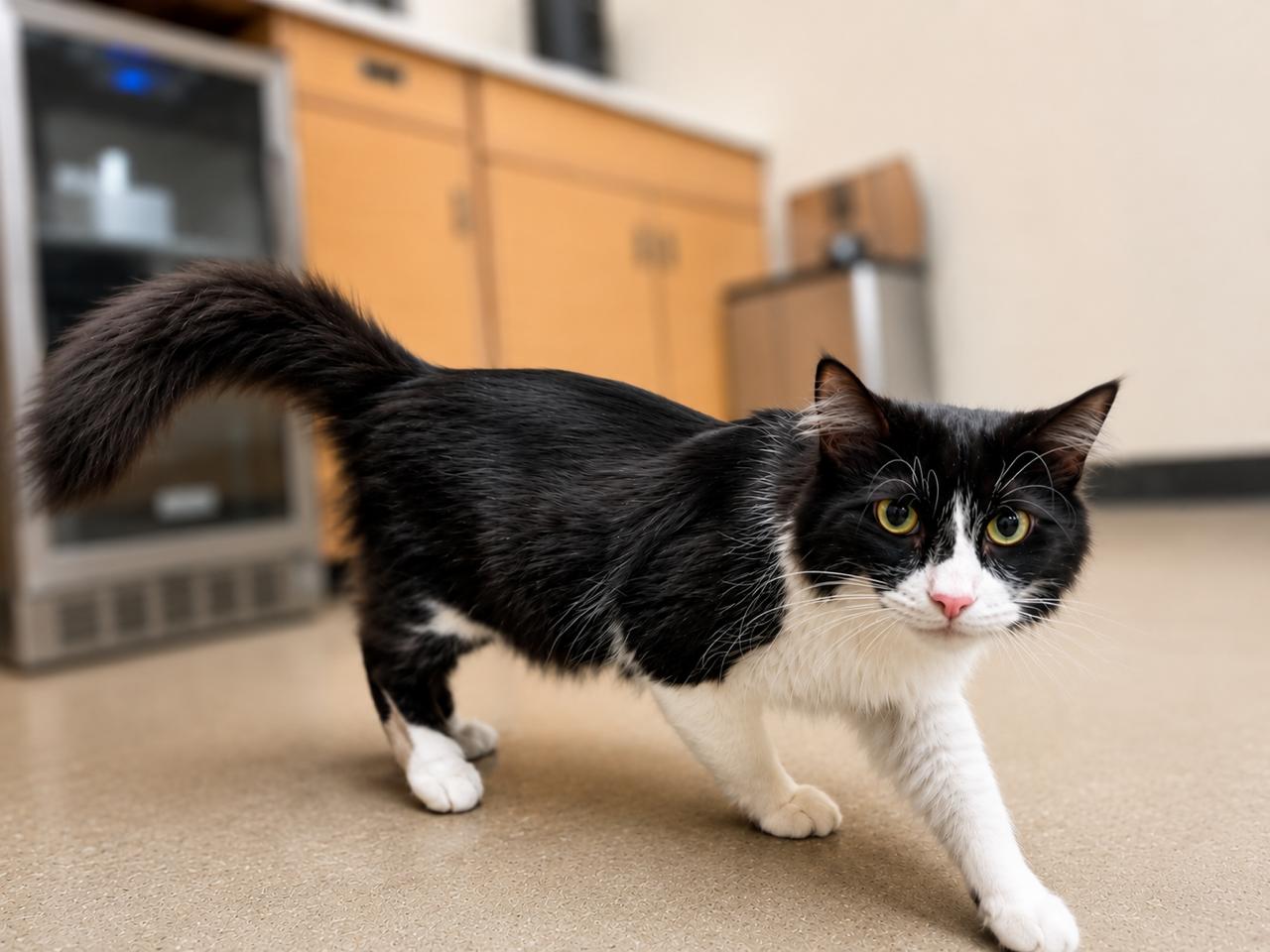 Charlie, an adopted Tuxedo in Los Angeles, CA image 5/6