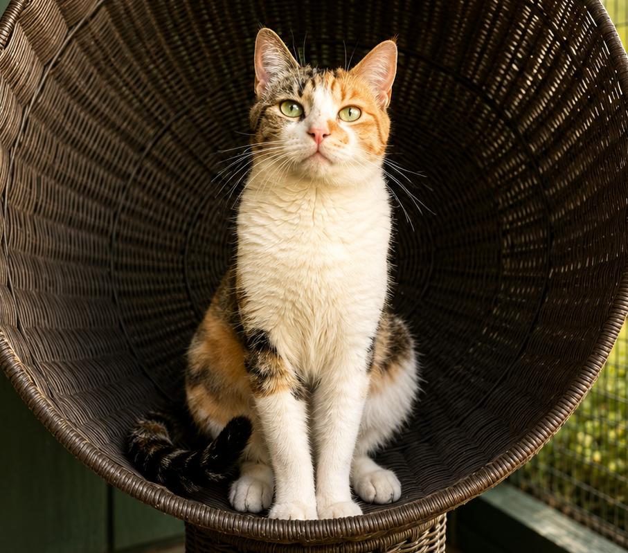 Daphne, Adoptable, Young Female Tabby & Calico.