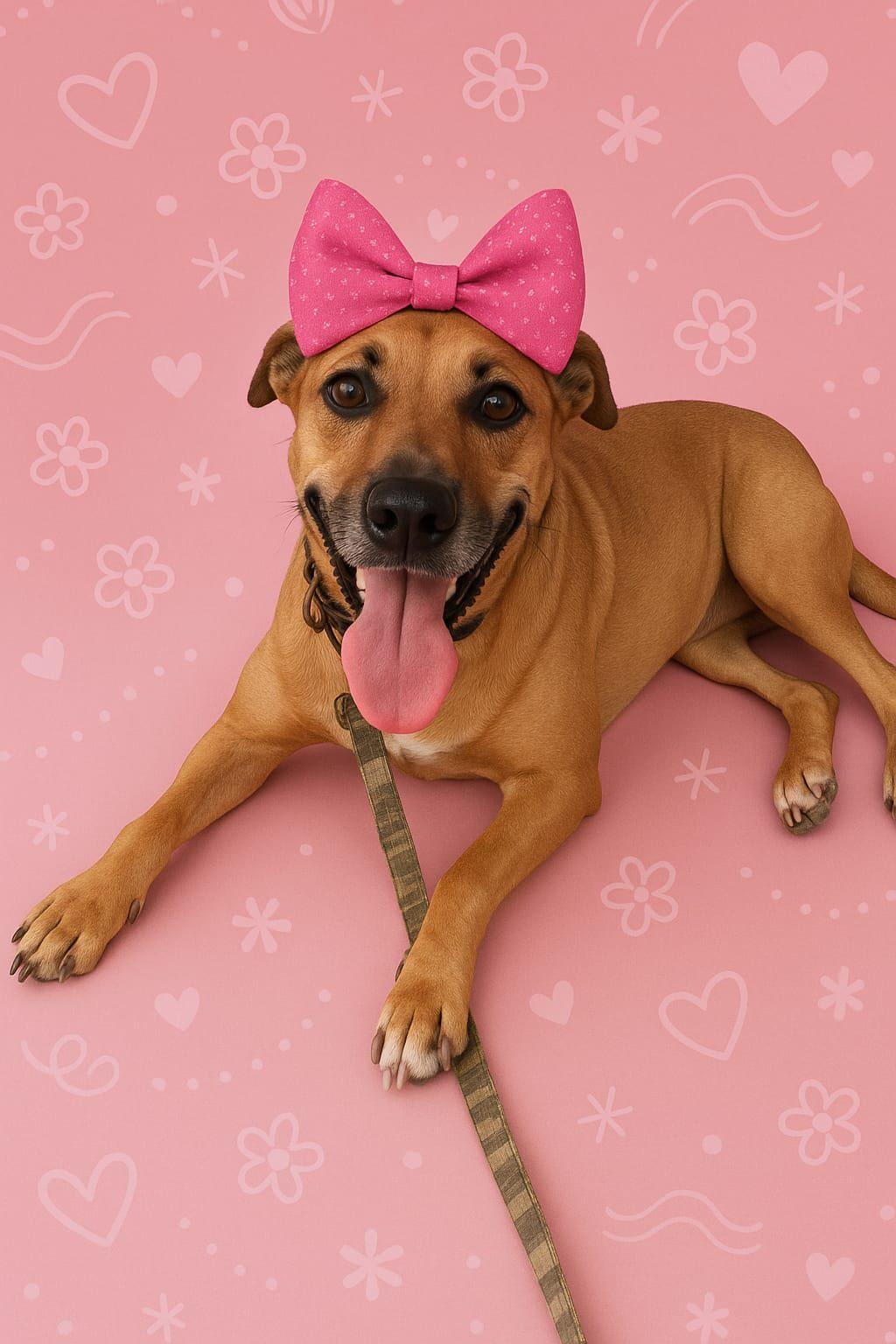 Puma, Adopted, Adult Female Labrador Retriever & American Staffordshire Terrier.