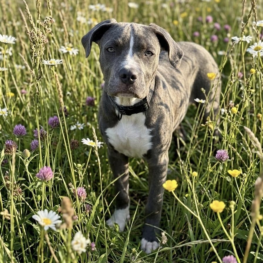 Rose, adoptable, Puppy Female American Bully & Cane Corso.