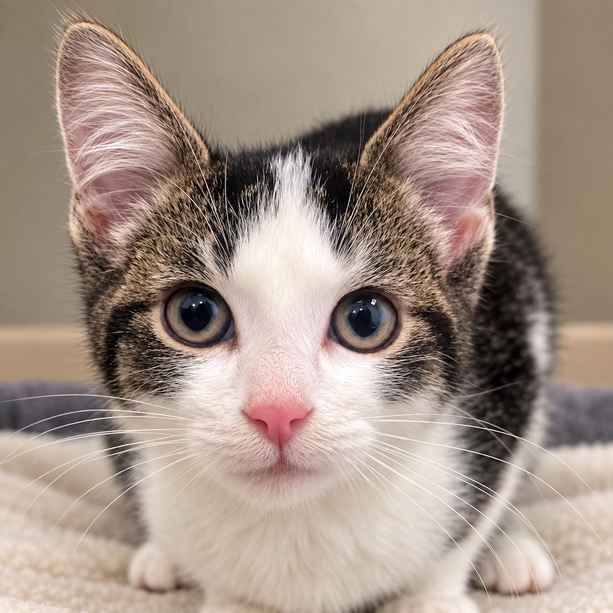 Houdini, Adoptable, Kitten Male Domestic Short Hair.
