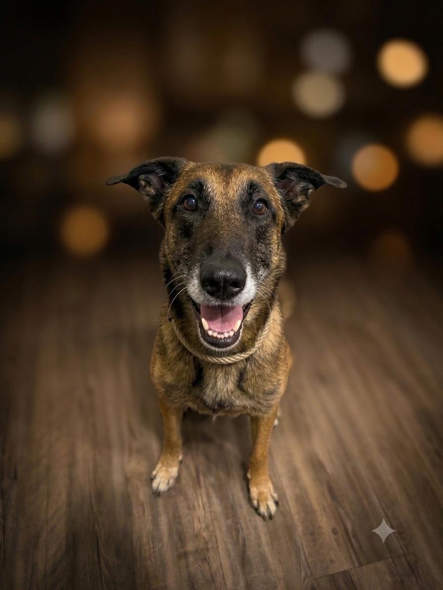 Noah, ADOPTABLE, Senior Male Belgian Shepherd / Malinois.