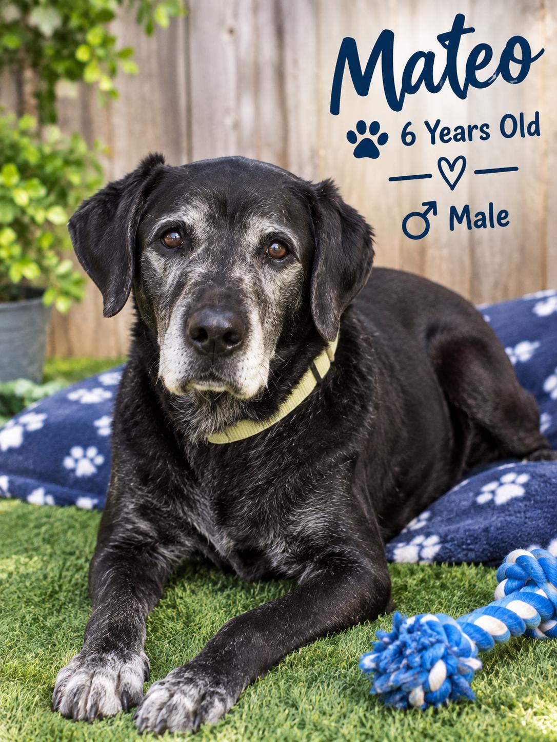 Enlarge Mateo, a Adoptable mixed breed in Joliet, IL image 1/2
