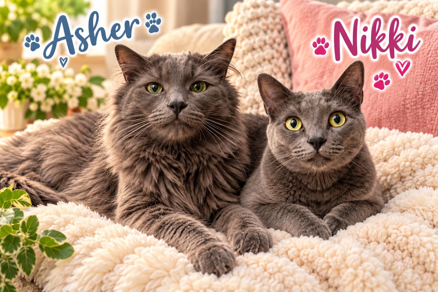Enlarge NIKKI (foster w/ASHER), a Adopted Domestic Short Hair in Monrovia, CA image 2/4