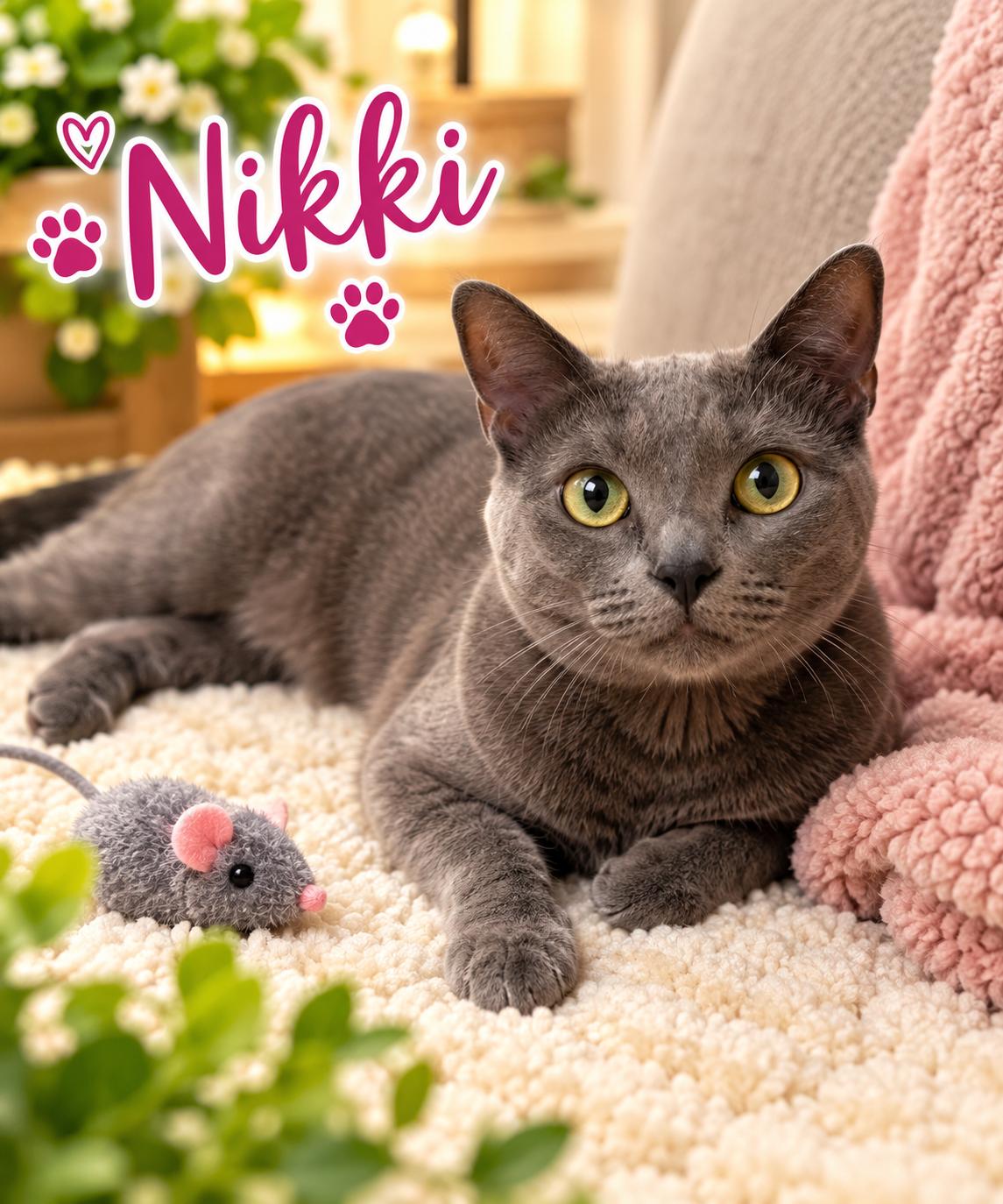 Enlarge NIKKI (foster w/ASHER), a Adopted Domestic Short Hair in Monrovia, CA image 1/4