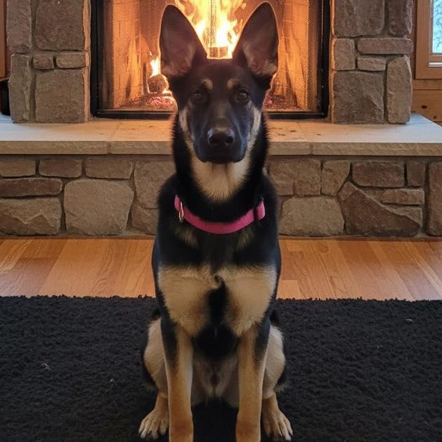 Astrid, ADOPTABLE, Young Female German Shepherd Dog.