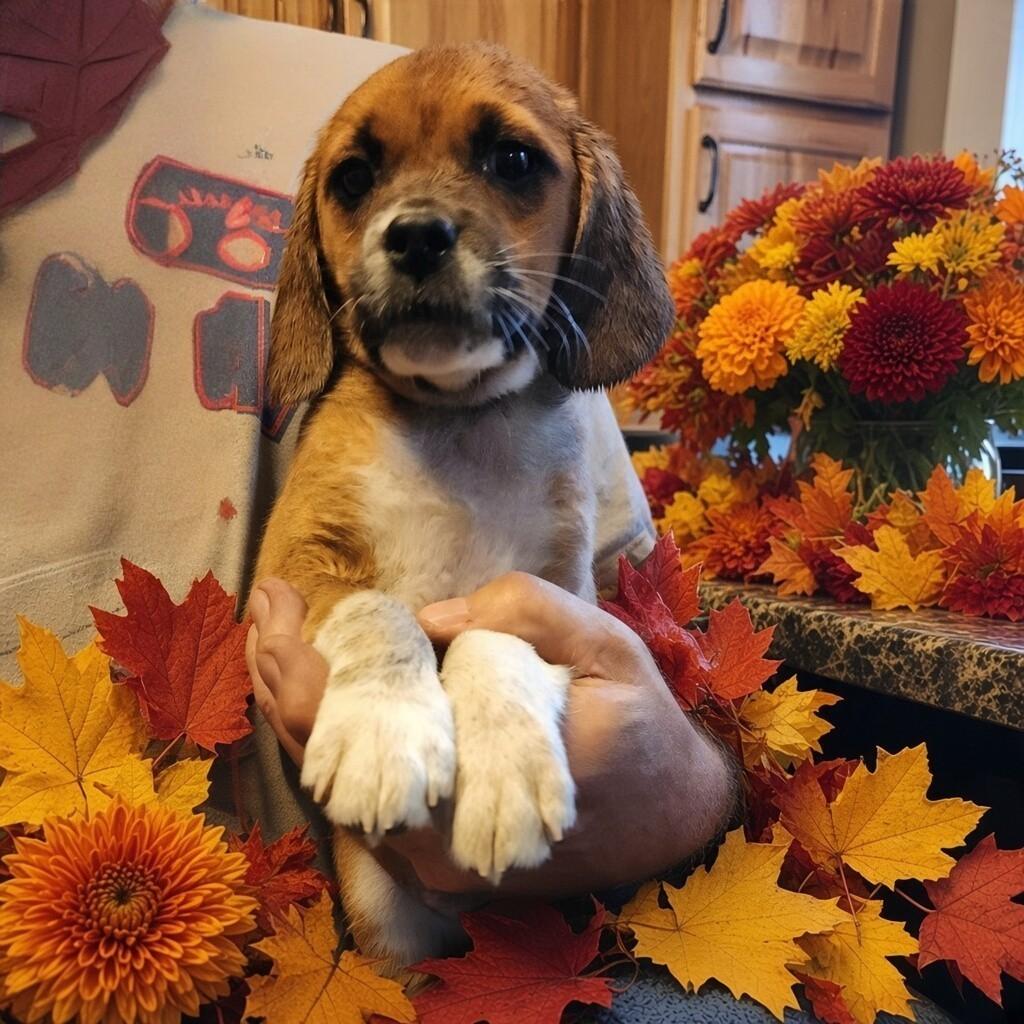 Meatball (#402), Adoptable, Puppy Male Puggle.