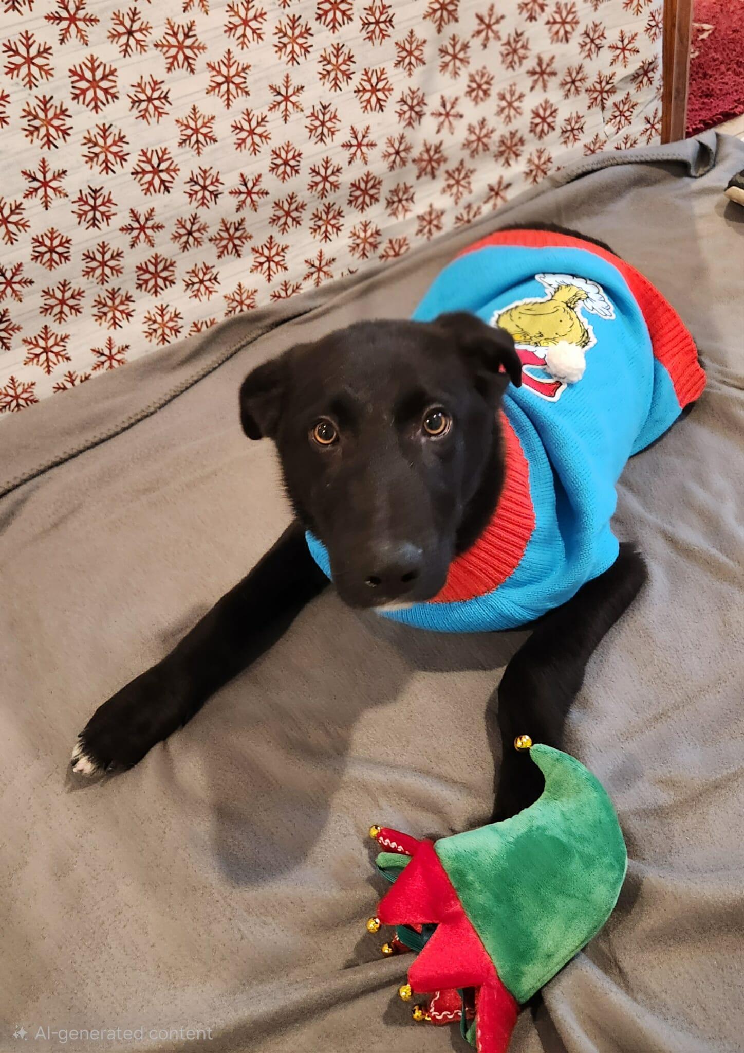 Enlarge Coal, a Adoptable mixed breed in Sparta, WI image 1/5