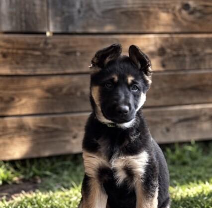 James, Adoptable, Young Male German Shepherd Dog.