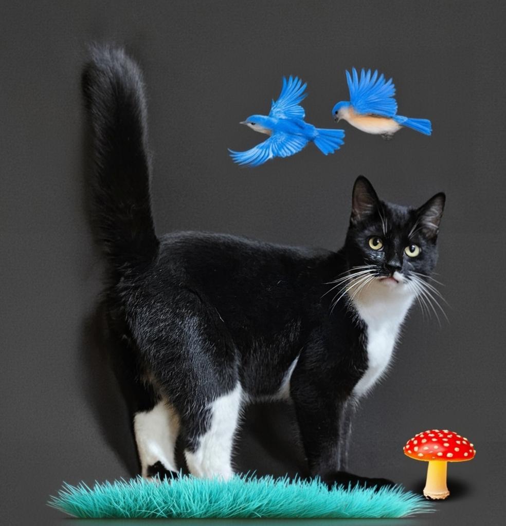 Asbury, Adoptable, Young Male Domestic Long Hair.