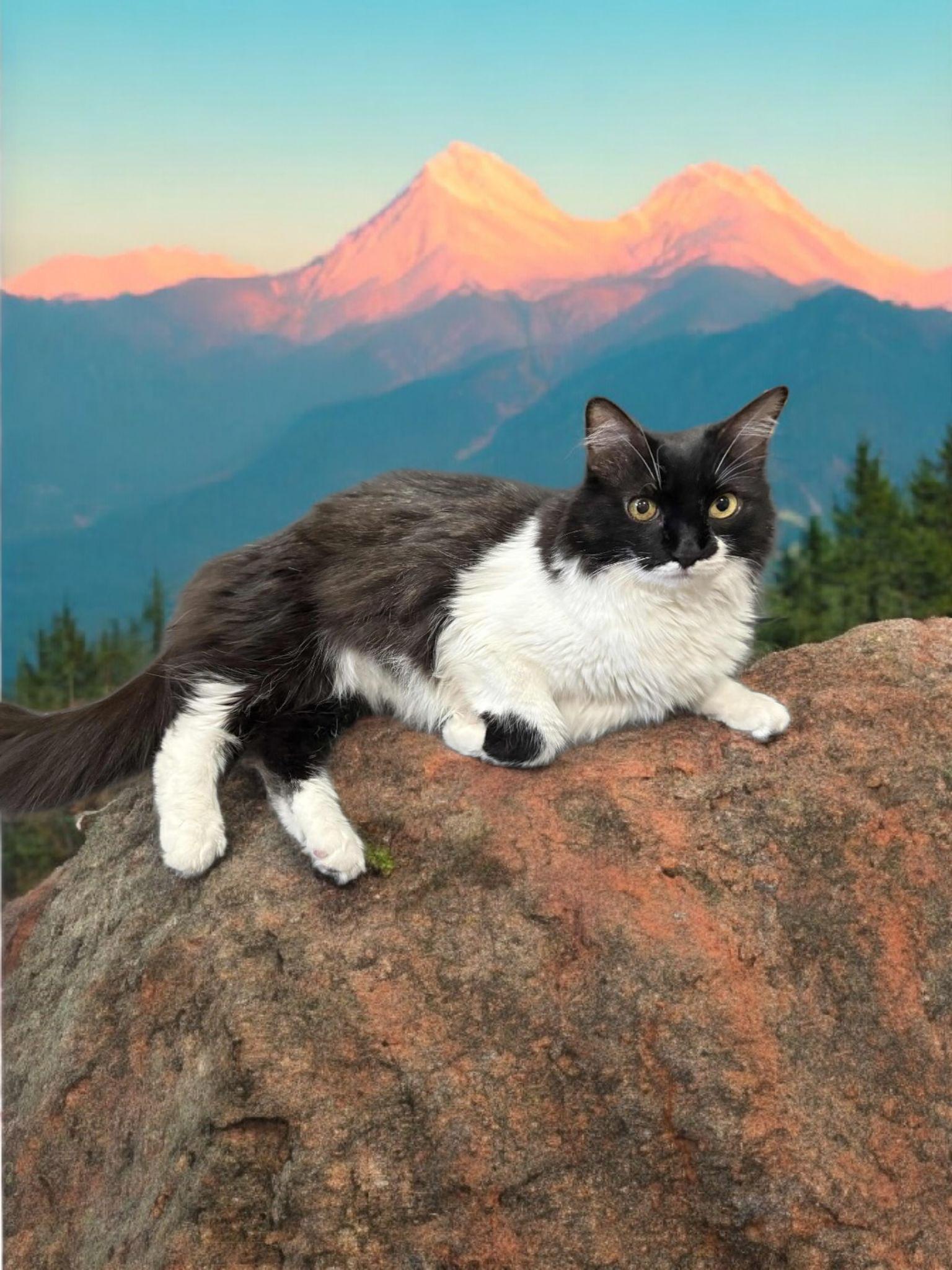 Enlarge Elphaba Wiz, a Adoptable Domestic Long Hair in Phoenix, AZ image 2/6