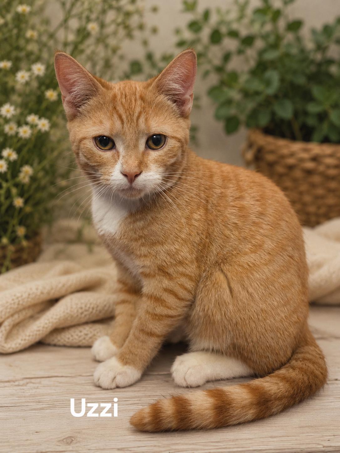Enlarge Uzzi, a ADOPTABLE Domestic Short Hair in Chicopee, MA image 2/2