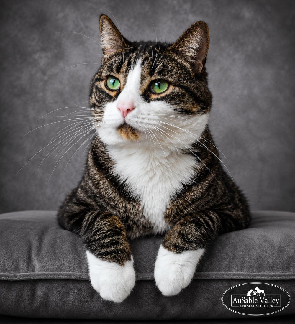 Casper, an adopted Domestic Short Hair in Grayling, MI image 3/6