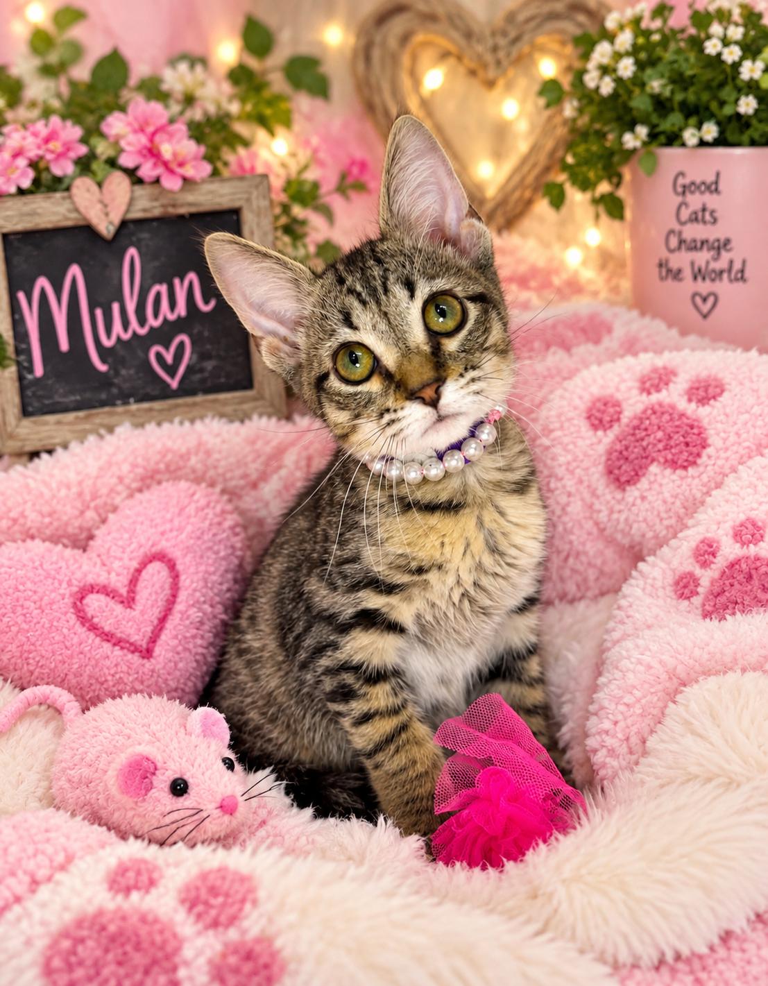 Enlarge Mulan, a Adoptable Tabby in Tavares, FL image 2/3