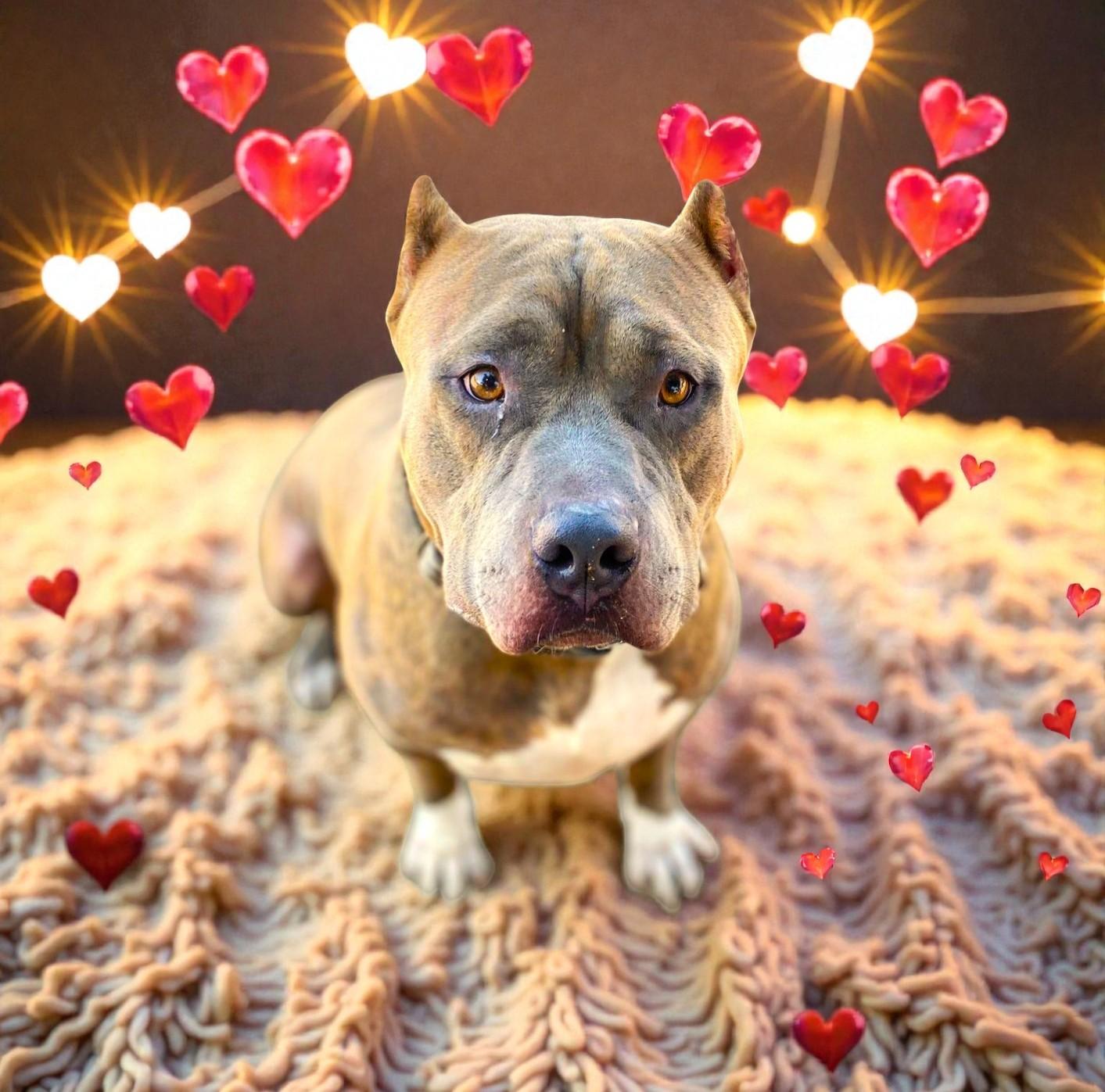 Enlarge Clyde , a ADOPTABLE Pit Bull Terrier in Ashland, OR image 2/6
