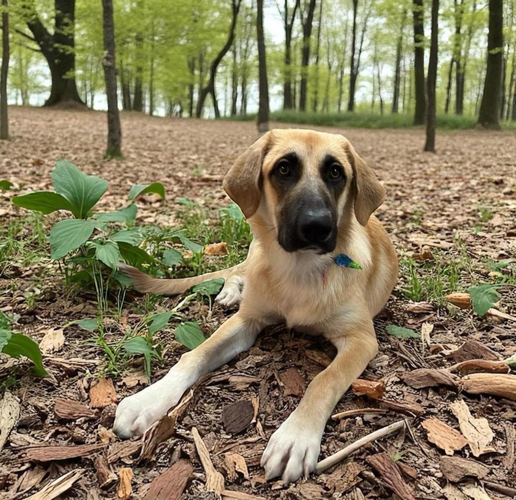 AUBREY, Adoptable, Young Female Anatolian Shepherd & Black Mouth Cur.
