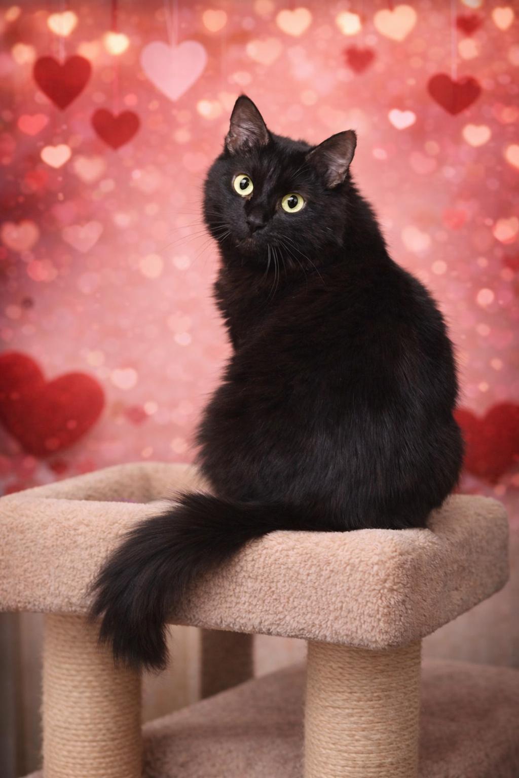 Sasha, adopted, Adult Male Maine Coon & Norwegian Forest Cat.