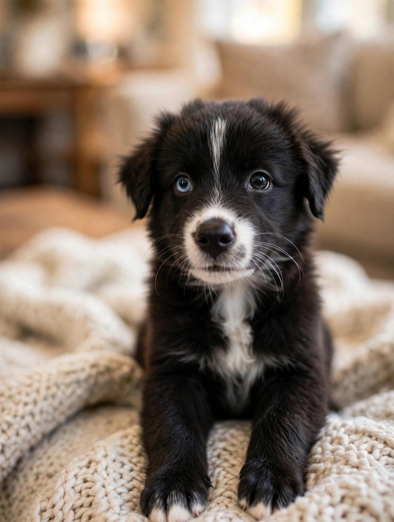 Cher Bear, Adopted, Puppy Female Border Collie & Terrier.