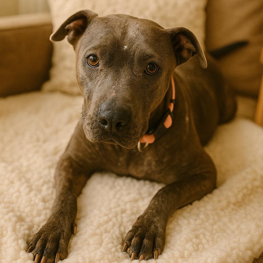 Gigi, an adoptable American Staffordshire Terrier, Labrador Retriever in Hermantown, MN, 55811 | Photo Image 5