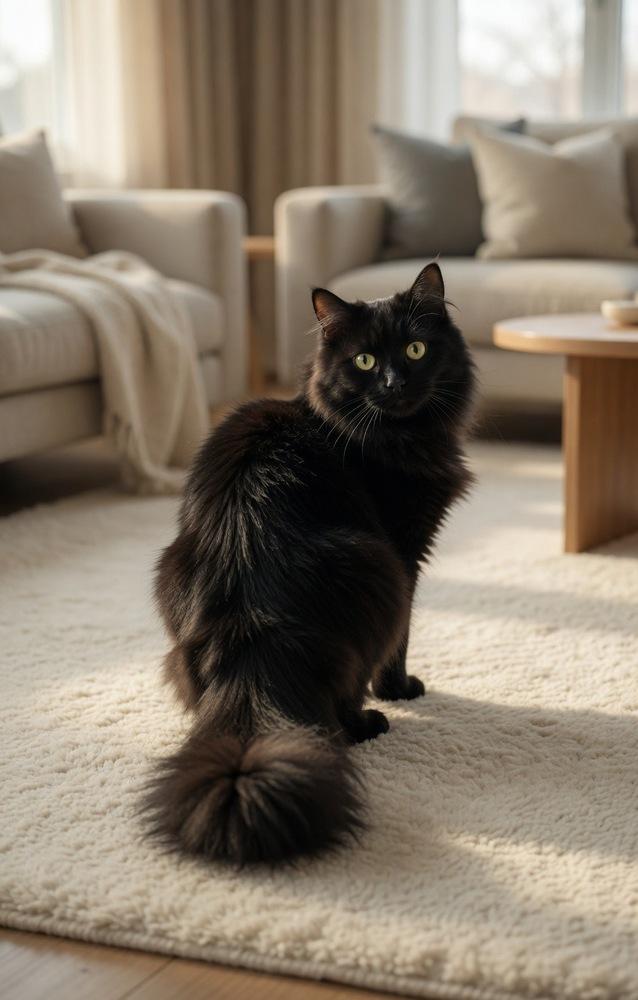 Henna, Adoptable, Kitten Female Maine Coon & Domestic Long Hair.