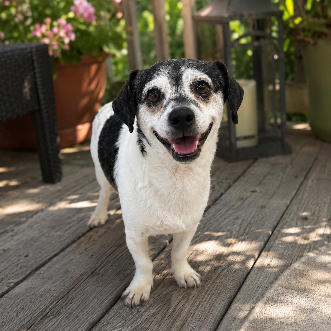 Grover, adopted, Adult Male Jack Russell Terrier & Dachshund.