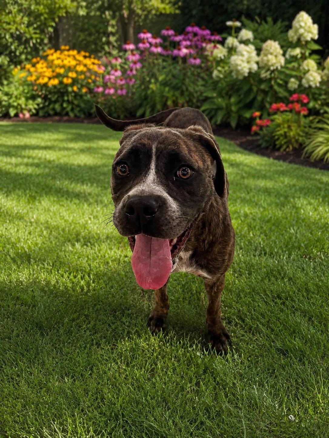 Hope, Adopted, Young Female Boxer.