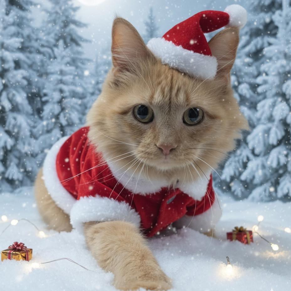 Enlarge Poinsettia, a Adoptable Domestic Medium Hair in Canton, IL image 5/5