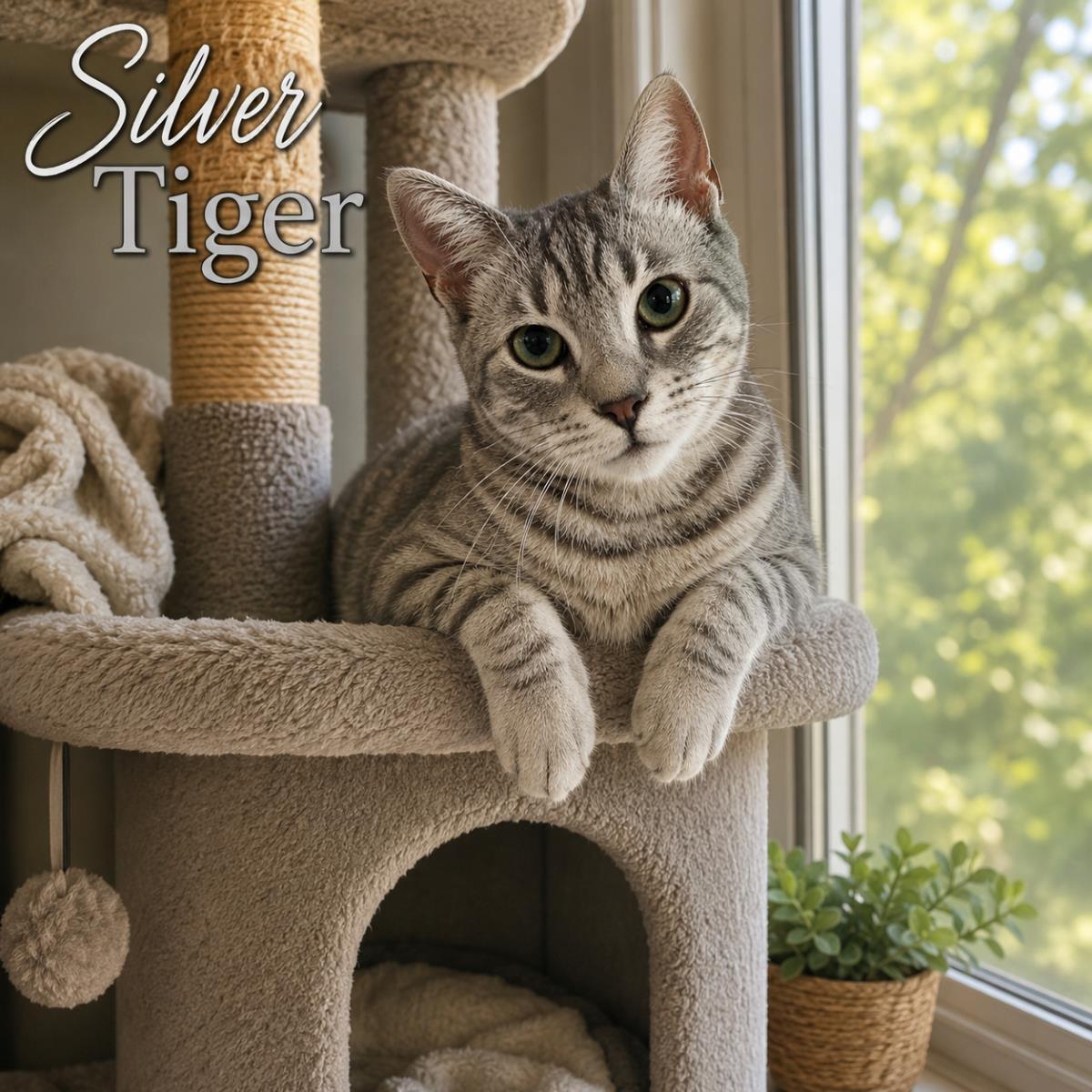 Silver Tiger, a Adoptable mixed breed in St. Augustine, FL image 3/3
