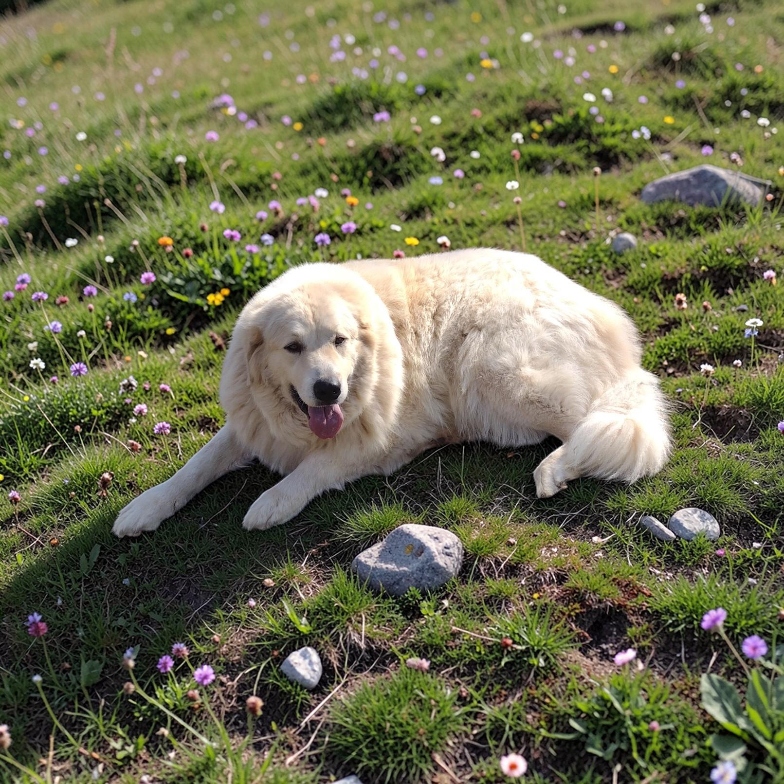 Hannah and Halo, a ADOPTABLE Great Pyrenees in Hayden, AL image 2/3