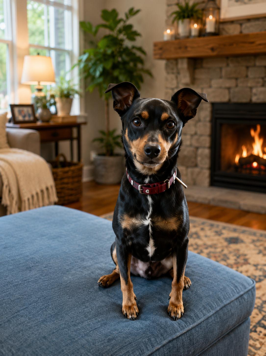 Hank, Adoptable, Adult Male Miniature Pinscher.