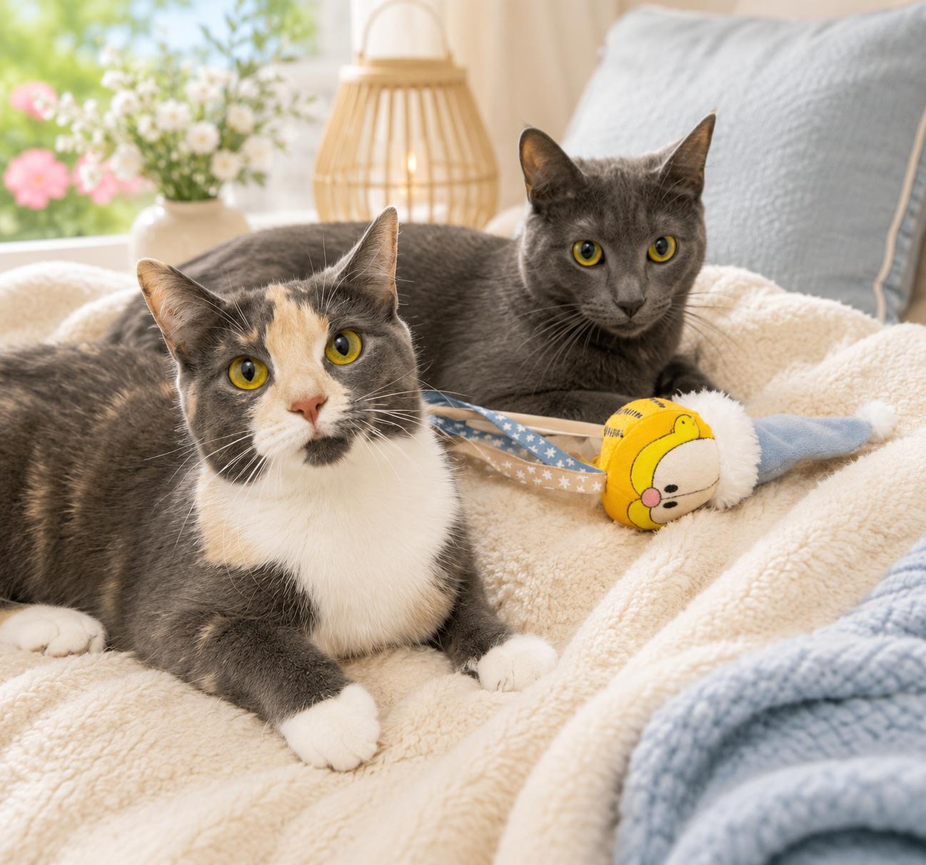 Enlarge Nico & Nena, a ADOPTABLE Domestic Short Hair in Charlotte, NC image 2/3