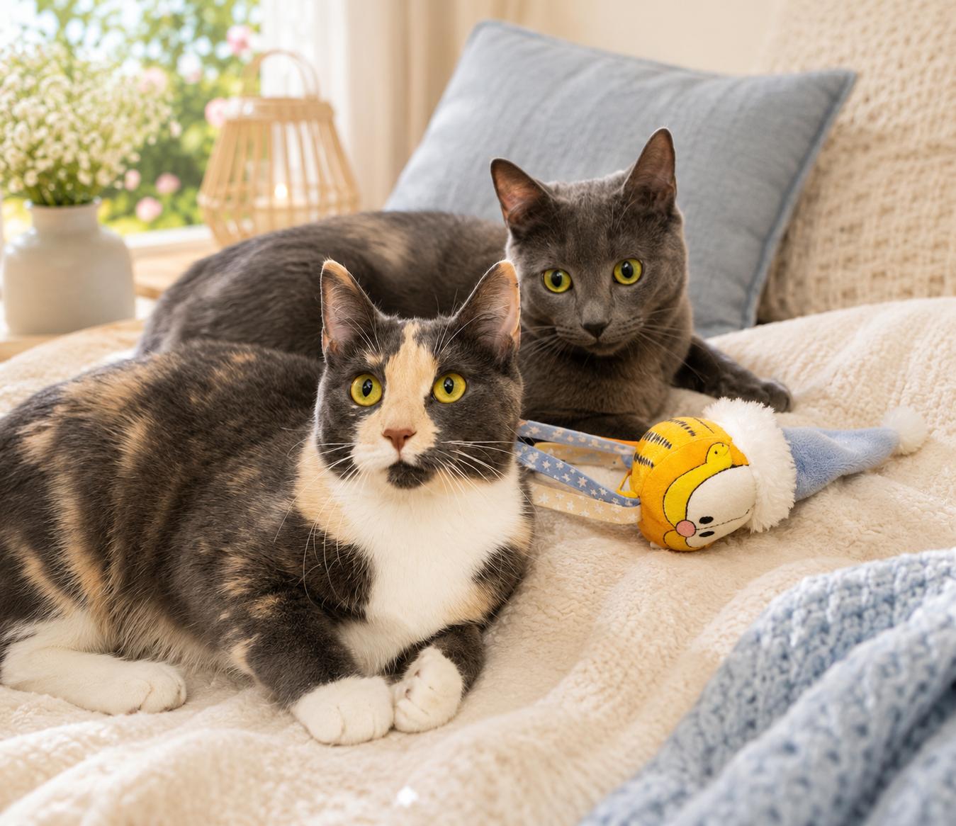 Enlarge Nico & Nena, a ADOPTABLE Domestic Short Hair in Charlotte, NC image 3/3