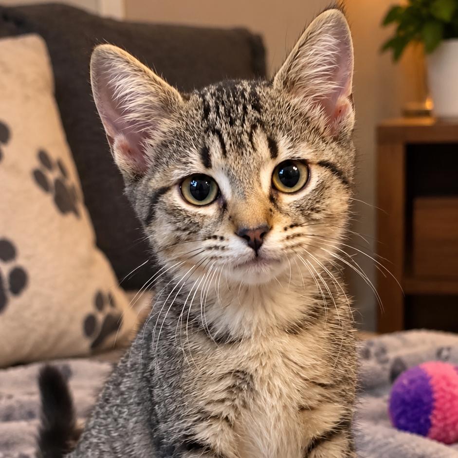 Riley, Adoptable, Kitten Female American Shorthair.