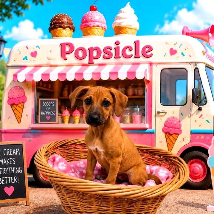 Popsicle, Adoptable, Puppy Female Mixed Breed.