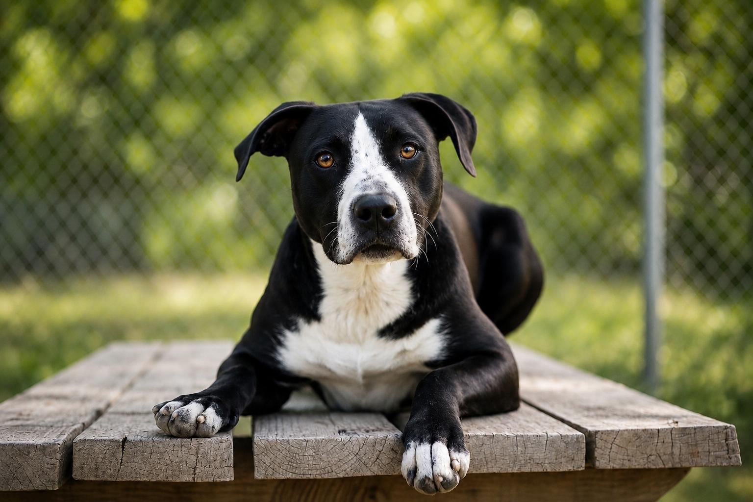 Enlarge BOWSER 020-26 (CELL DOG), a ADOPTABLE mixed breed in Cambridge, OH image 4/6