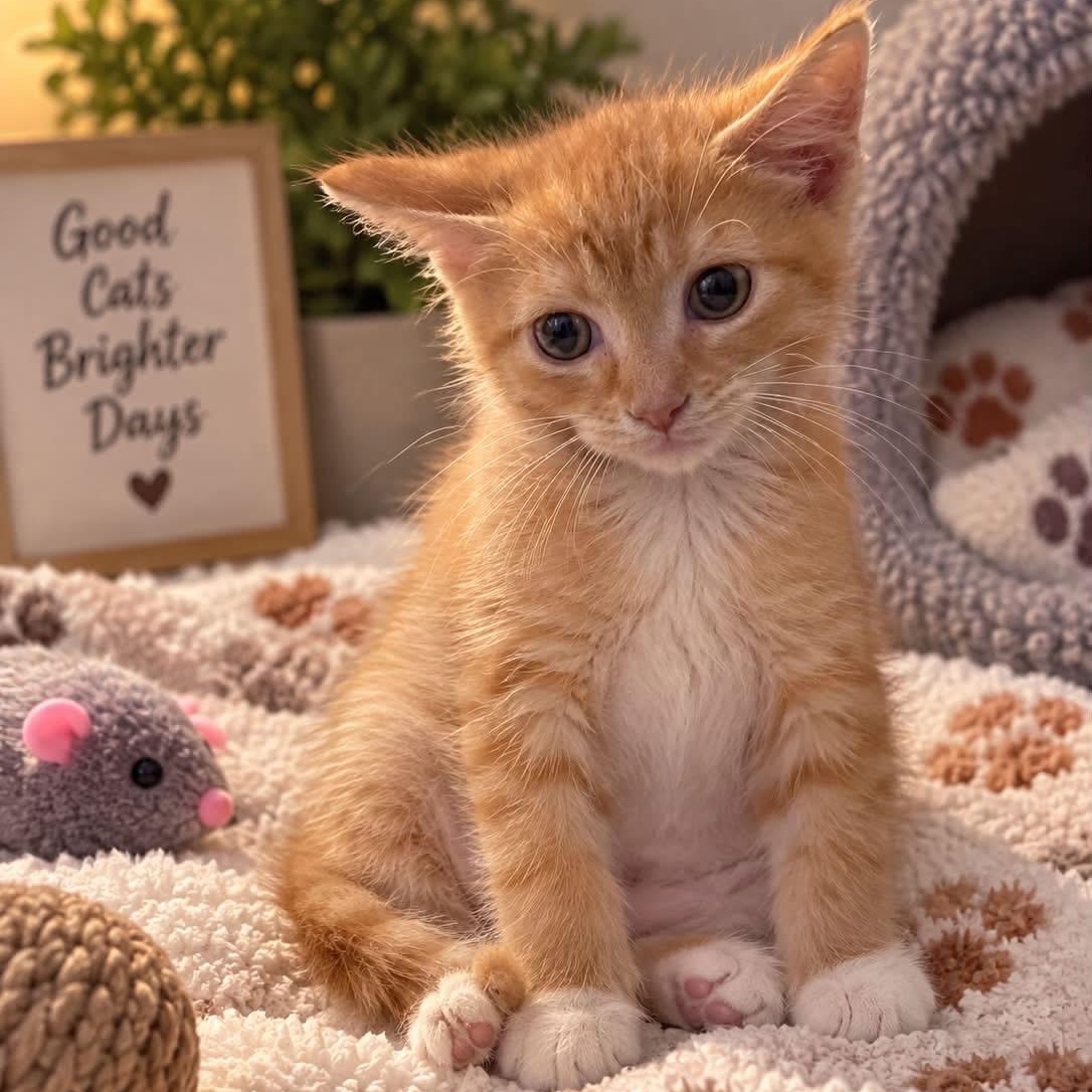 Julian, Adoptable, Kitten Male Tabby & Domestic Short Hair.