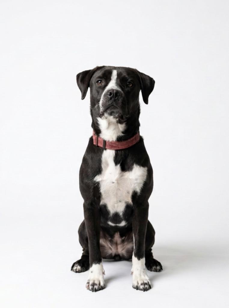 Oriana, Adoptable, Young Female Boxer & Labrador Retriever.