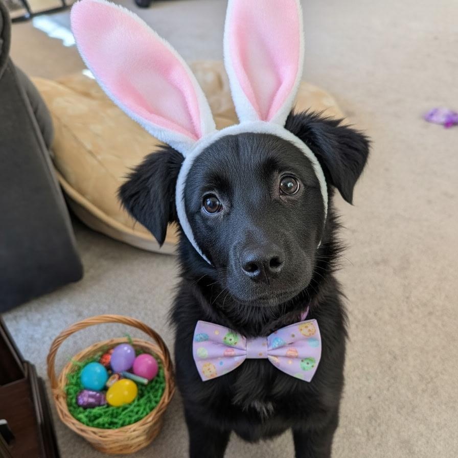 Wolfie, ADOPTABLE, Puppy Male Labrador Retriever.