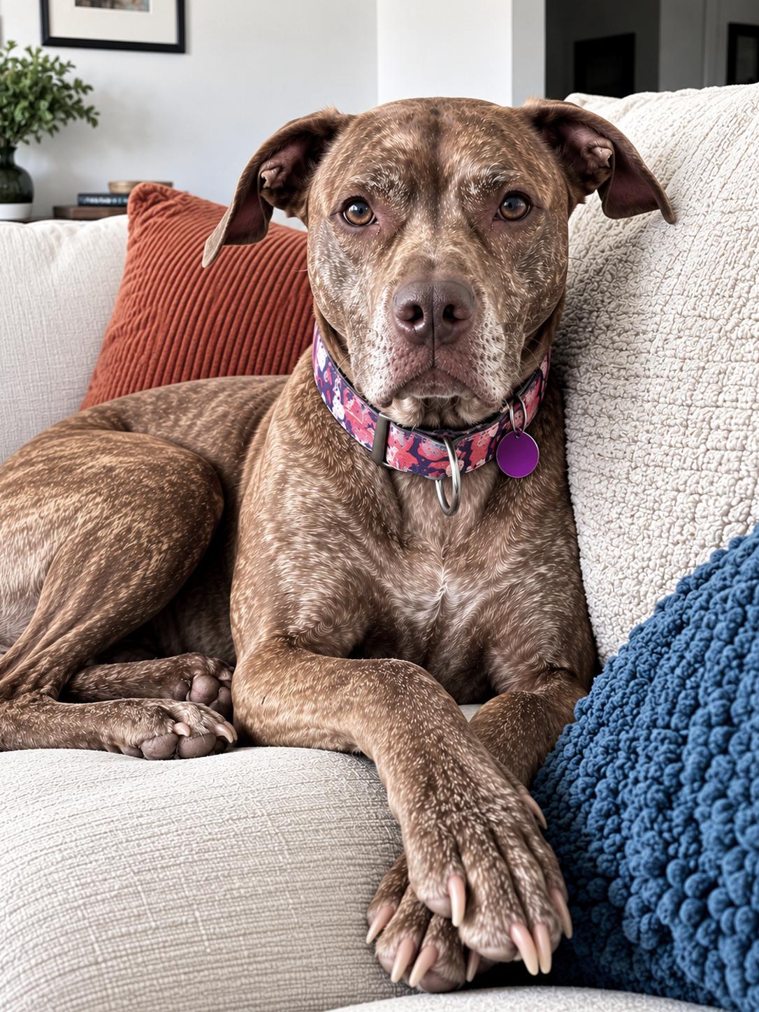 Miss Foxy, Adoptable, Adult Female Hound & Pit Bull Terrier.