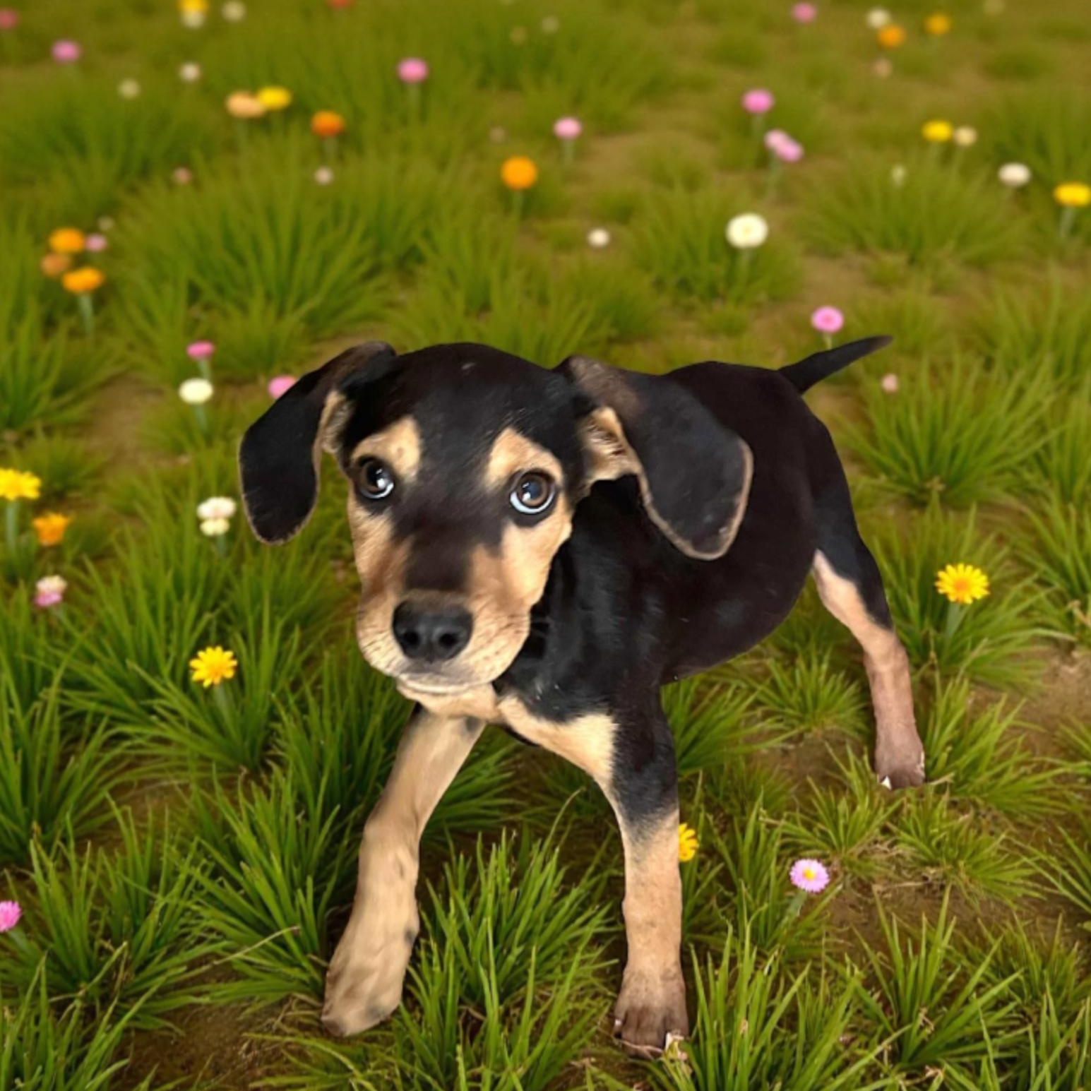 Mango, Adoptable, Puppy Male Hound & Terrier.