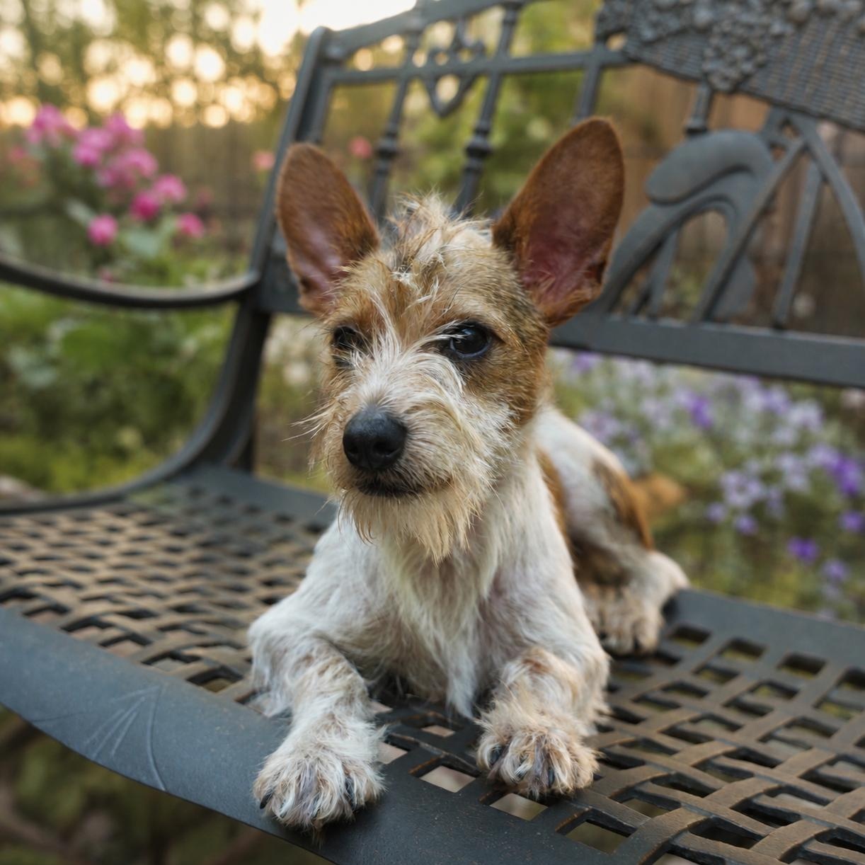 Bradley, ADOPTABLE, Young Male Wirehaired Terrier.