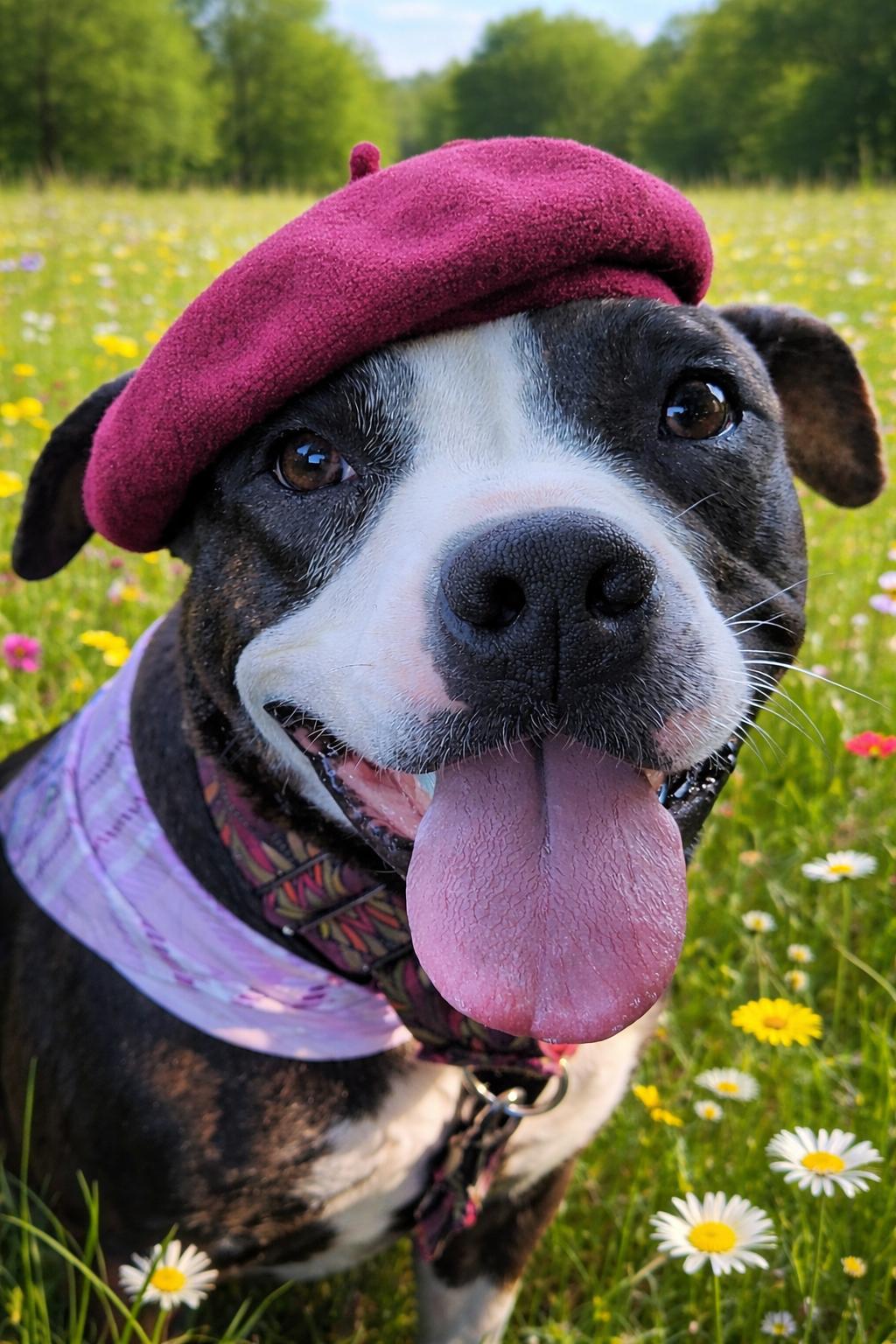 Raspberry Beret, a Adoptable Pit Bull Terrier in St. Louis, MO image 1/3
